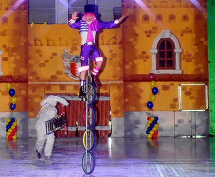 Велосипед в цирковом искусстве