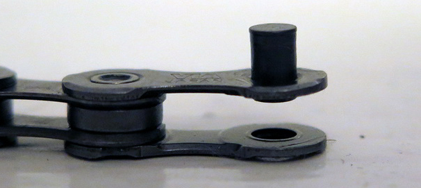 цепь с вынутым пином