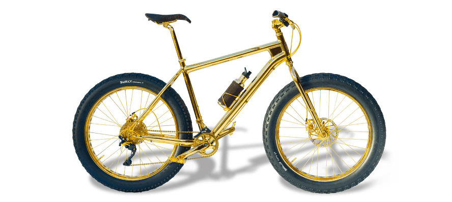 Solid Gold Bike самый дорогой велосипед