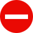 Знаки, запрещающие движение велосипедистов