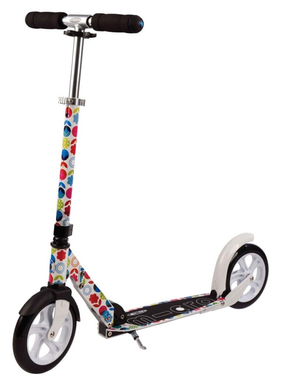 Самокат Micro SCOOTER WHITE FLORAL MULTICOLOR (SA0052)