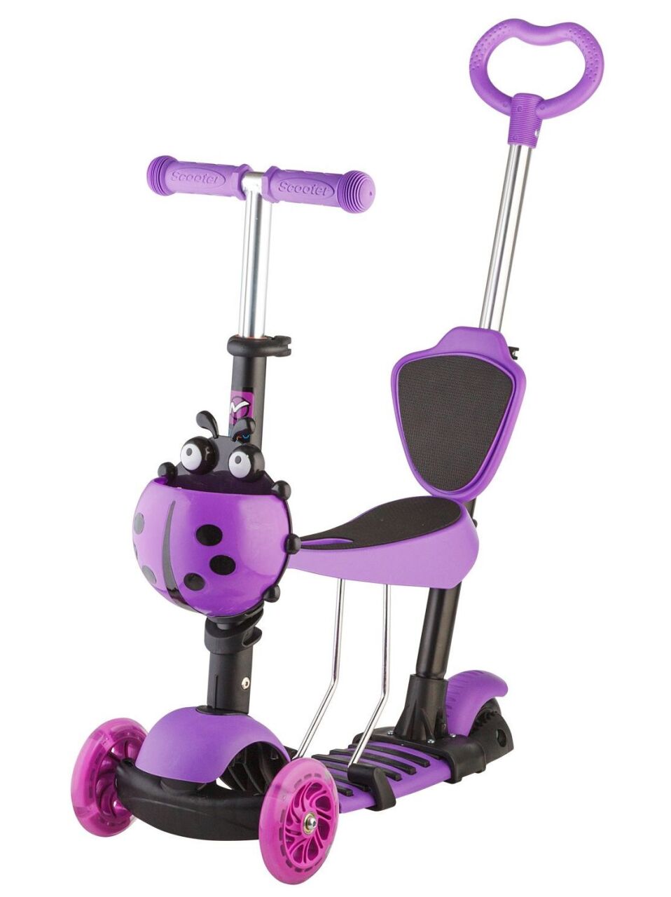 

Самокат Novatrack Disco-kids Transformer