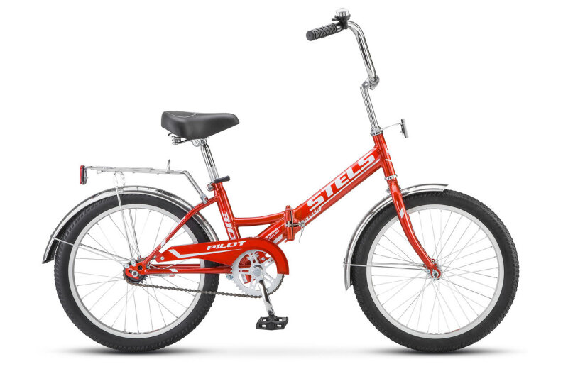 Велосипед 20 складной STELS Pilot 310 (2018) количество скоростей 1 рама сталь 13 красный