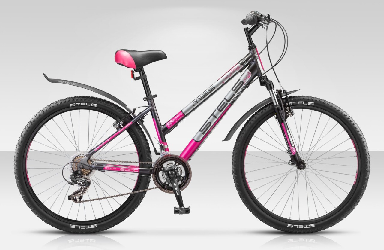 Велосипед Stels Miss 6000 V (2015) велосипед stels miss 6000 v 15 2016 grey pink silver