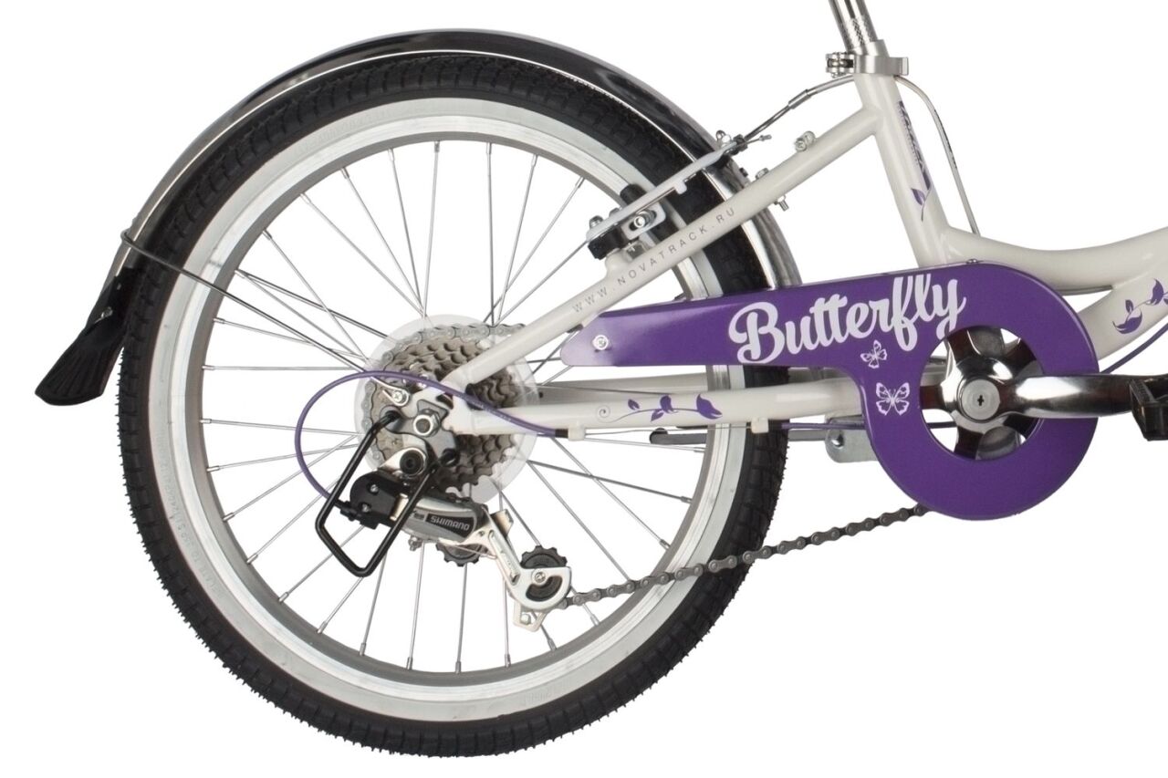 Детский велосипед Novatrack Butterfly 6 sp. 20