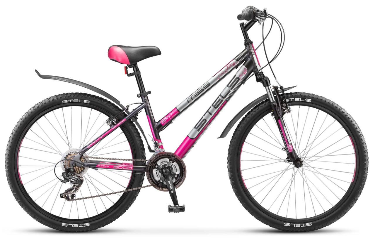 Велосипед Stels Miss 6000 V (2016) велосипед stels miss 6000 v 15 2016 grey pink silver