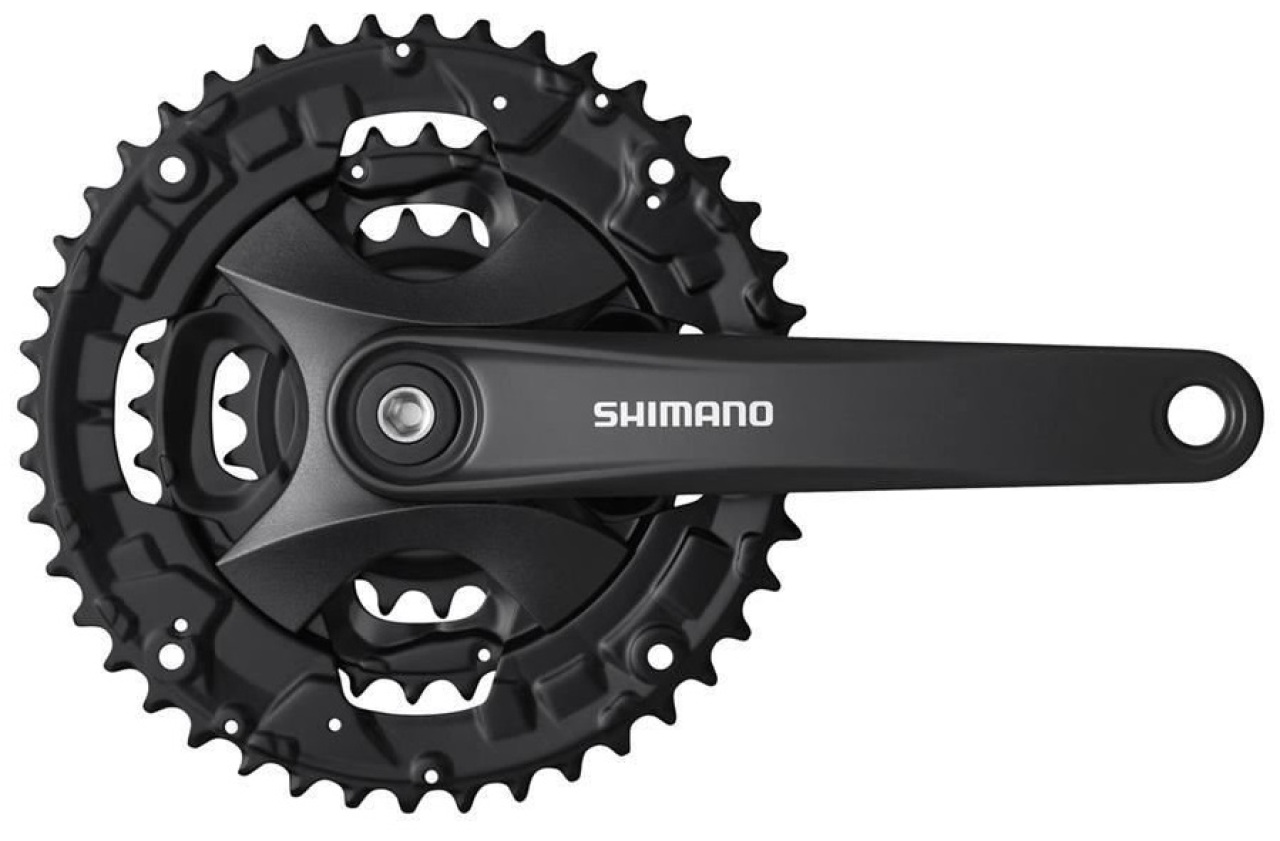 Система Shimano MT101, 170 мм, 44/32/22T, под квадрат по низкой цене ...